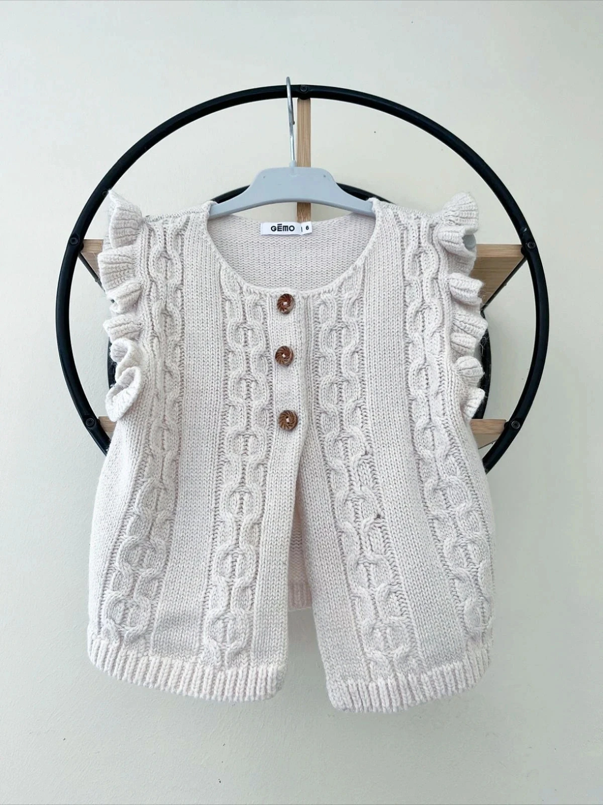 6 ans gilet maille sans manche Gémo